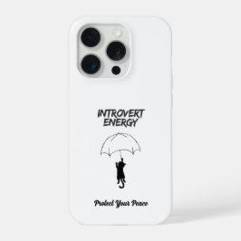 Introvert Energy – Editierbare Zitierkatze iPhone- iPhone 15 Pro Hülle