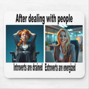 Introvert/Extrovert-Mauspad Mousepad