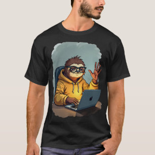 Introvert Feed Aktualisierung Vermeidung Mürrische T-Shirt