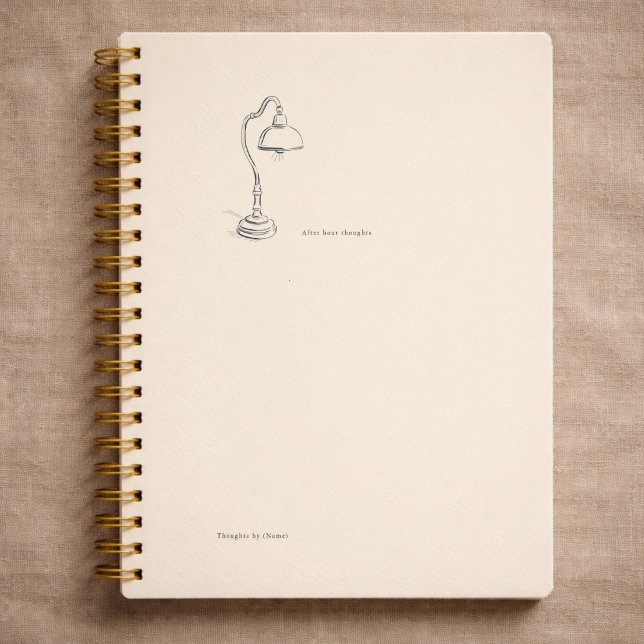 Introvert Gift Minimalist Line Art Quiet Solitude  Planer (Von Creator hochgeladen)