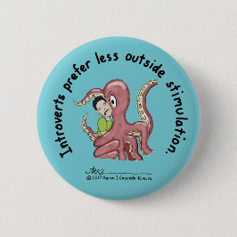 Introvert Grundlagen: Anregungs-Blau-Knopf Button