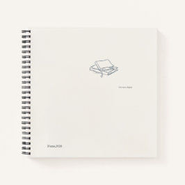 Introvert Literary Aesthetic/ Spiral Notebook Notizbuch