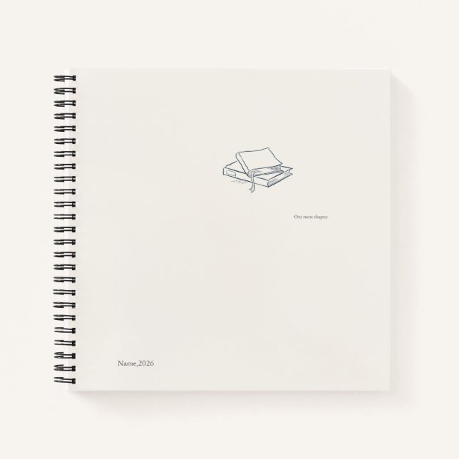 Introvert Literary Aesthetic/ Spiral Notebook Notizbuch (Vorderseite)