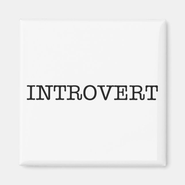 INTROVERT-Magnet Magnet (Vorne)