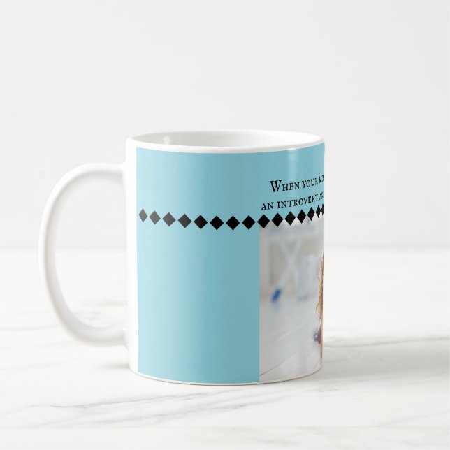 Introvert mème Mug (Gauche)