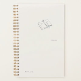 Introvert Minimalist Black and White Small Planner Planer