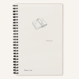 Introvert Minimalist Literary Gift Notebook Notizbuch