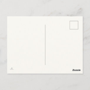 Introvert Minimalistische Line-Art-Grußkarte Postkarte