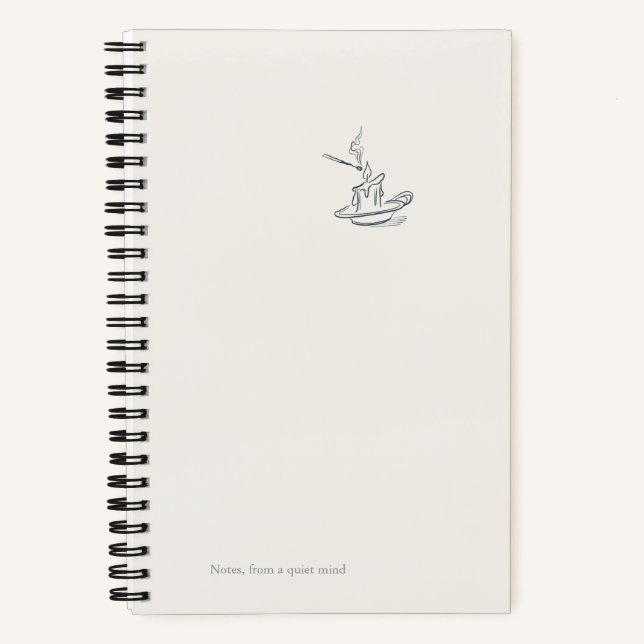 Introvert Quiet Solitude Giftable Notebook Notizbuch (Vorderseite)