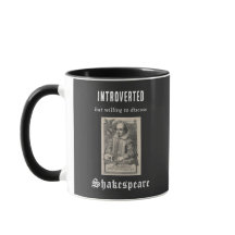 Introvert Shakespeare Littérature Theme Funny Mug