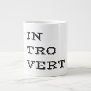 Introvert Spezialitäten-Tasse Jumbo-Tasse