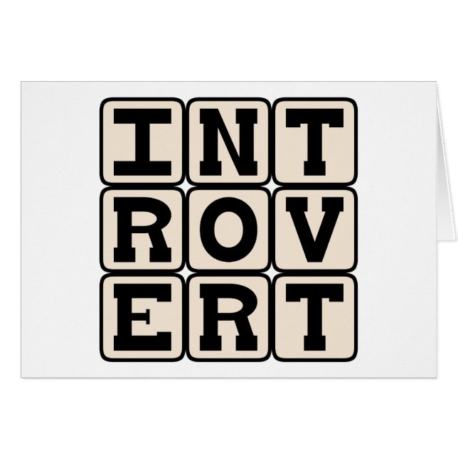 Introvert, Trait Personnalité (Devant horizontal)
