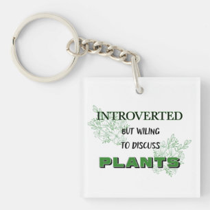Introverted Mais Prêt À Discuter Du Porte - clé Pl