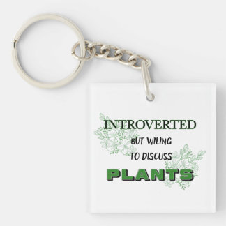 Introverted Mais Prêt À Discuter Du Porte - clé Pl