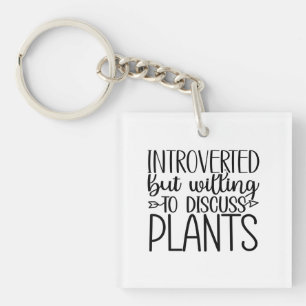 Introverted Mais Prêt À Discuter Du Porte - clé Pl