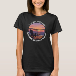 Introverted Spouse "I Really Like My Balcony" Tee