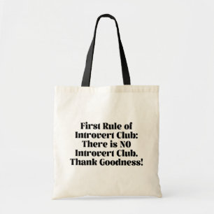 Introverter Club Tragetasche