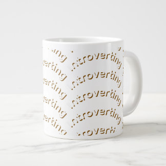 introvertierbares spezielles Muggeschenk Jumbo-Tasse