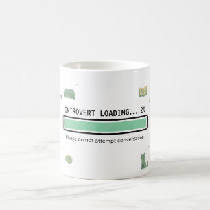 Introvertieren · Anti-sozialer Humor Kaffeetasse
