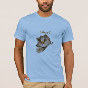 "Introvertieren Cat T - Shirt - Spielerisch und Re