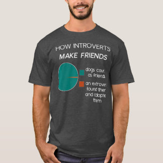 Introvertieren Funny Introvertiert Kuchen Chart T-Shirt