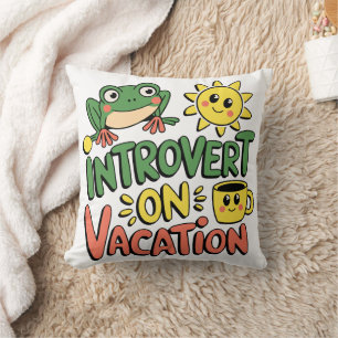 Introvertieren Sie Sunshine Break Kissen