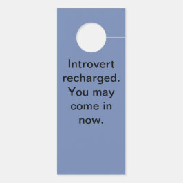 Introvertieren Türanhänger