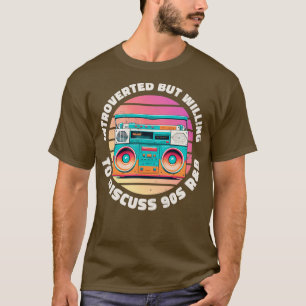 introvertiert, aber bereit zu diskutieren 90er RB  T-Shirt