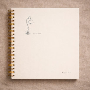 Introvertiert Geschenk Minimalist Lineare Kunst St Notizbuch