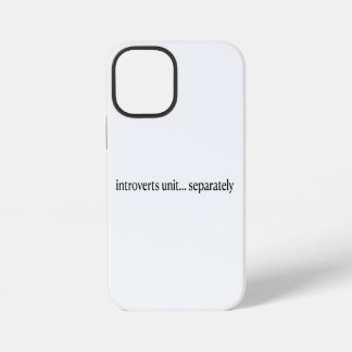 "Introvertiert getrennt" iPhone 12 Mini Hülle