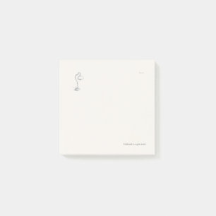 Introvertiert Ruhig Einsamkeit Minimalist Lesezeic Post-it Klebezettel
