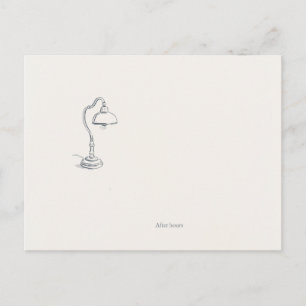 Introvertiert Stille Einsamkeit Minimalistischer K Postkarte