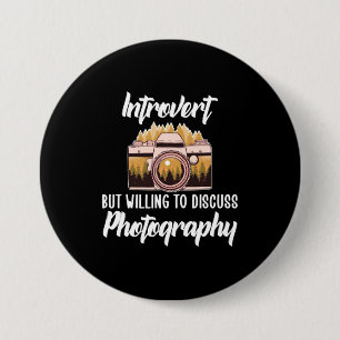 Introvertierte Fotografie Button