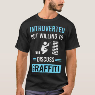 Introvertierte Graffiti T-Shirt