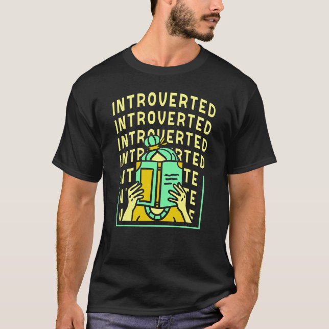Introvertierte Introvertierte Shy Shyness T-Shirt (Vorderseite)