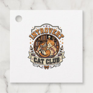 Introvertierte Katzenclub Katze Introvertiert Anti Geschenkanhänger