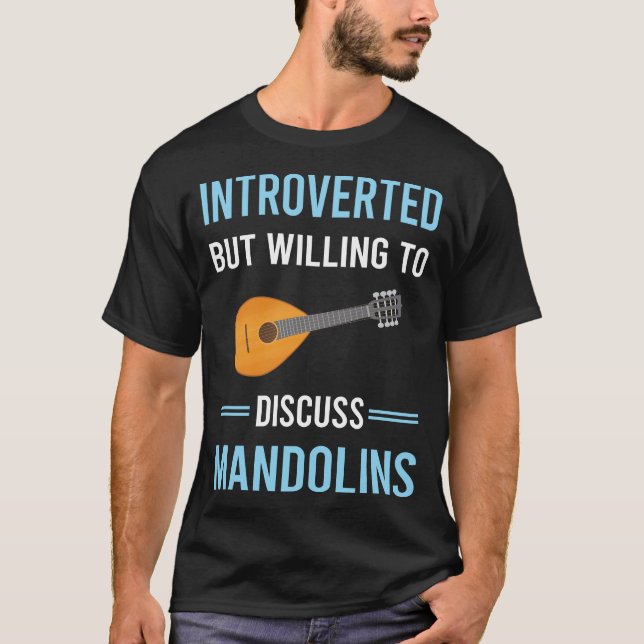 Introvertierte Mandolin T-Shirt (Vorderseite)
