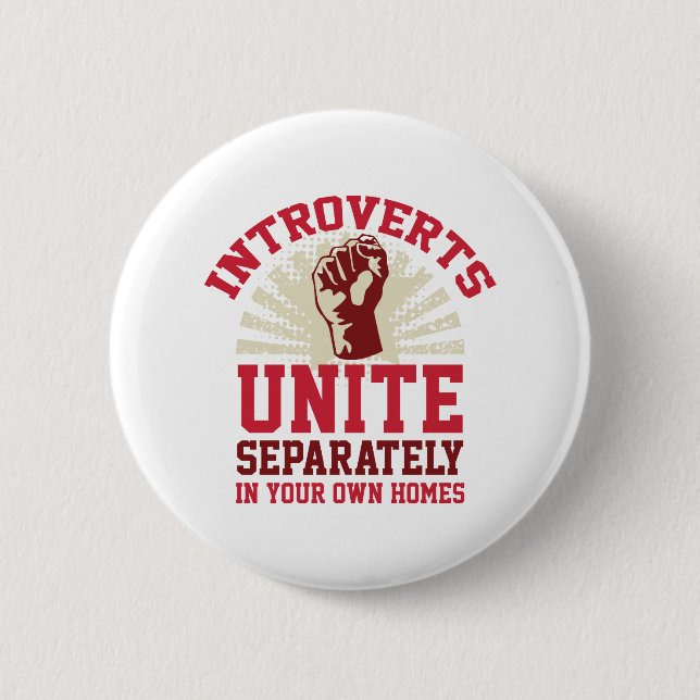 Introvertierte Vereinigung Button (Vorderseite)