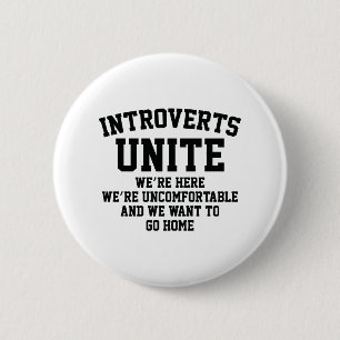 Introvertierte Vereinigung Button