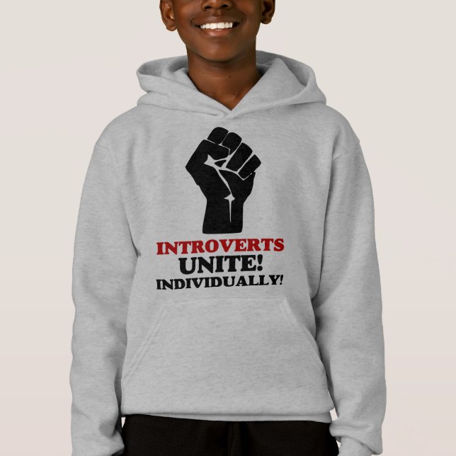 Introvertierte Vereinigung Hoodie (Vorderseite)