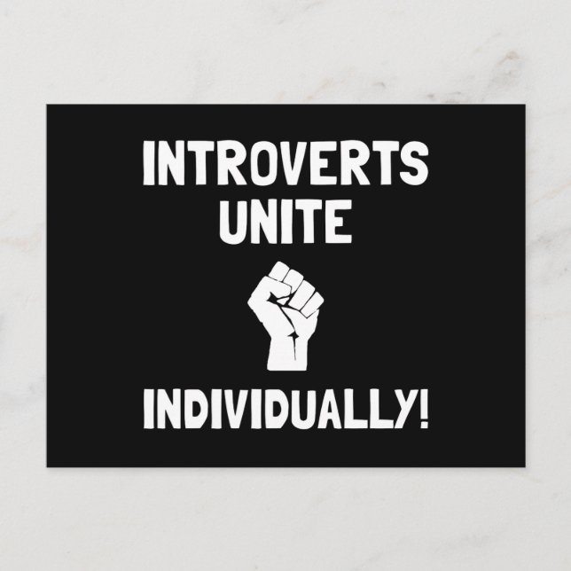 Introvertierte Vereinigung Postkarte (Vorderseite)