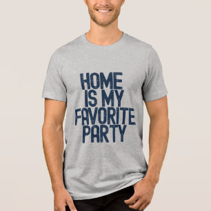 Introvertierten-Humor-Grafik für Männer und Frauen Tri-Blend Shirt