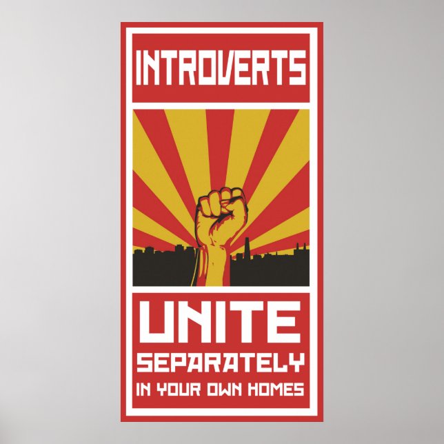 IntrovertiertePoster vereint Poster (Vorne)