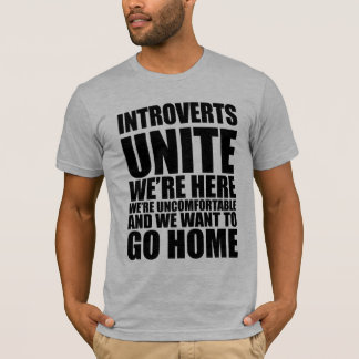 Introverts unissent le T-shirt