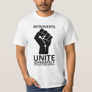 Introverts vereinigen separat in Ihrem T-Shirt