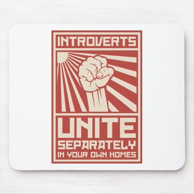 Introverts vereinigen separat in Ihren eigenen Mousepad (Vorne)