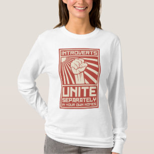 Introverts vereinigen separat in Ihren eigenen T-Shirt