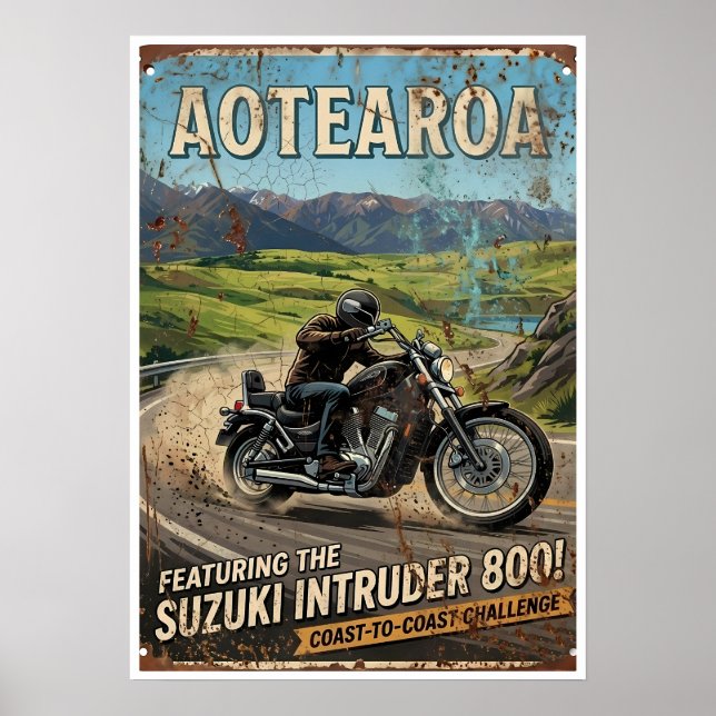 Intruder 800 Aotearoa Poster (Vorne)