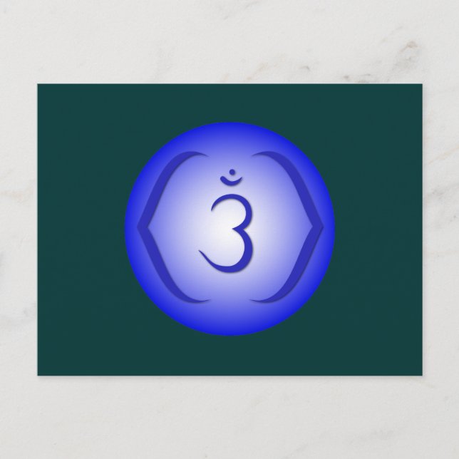 Intuition Chakra - Ajna Postkarte (Vorderseite)