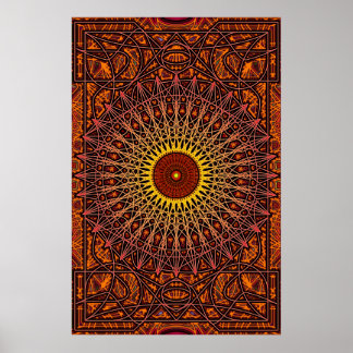 Intuitions anciennes Poster d'art Mandala